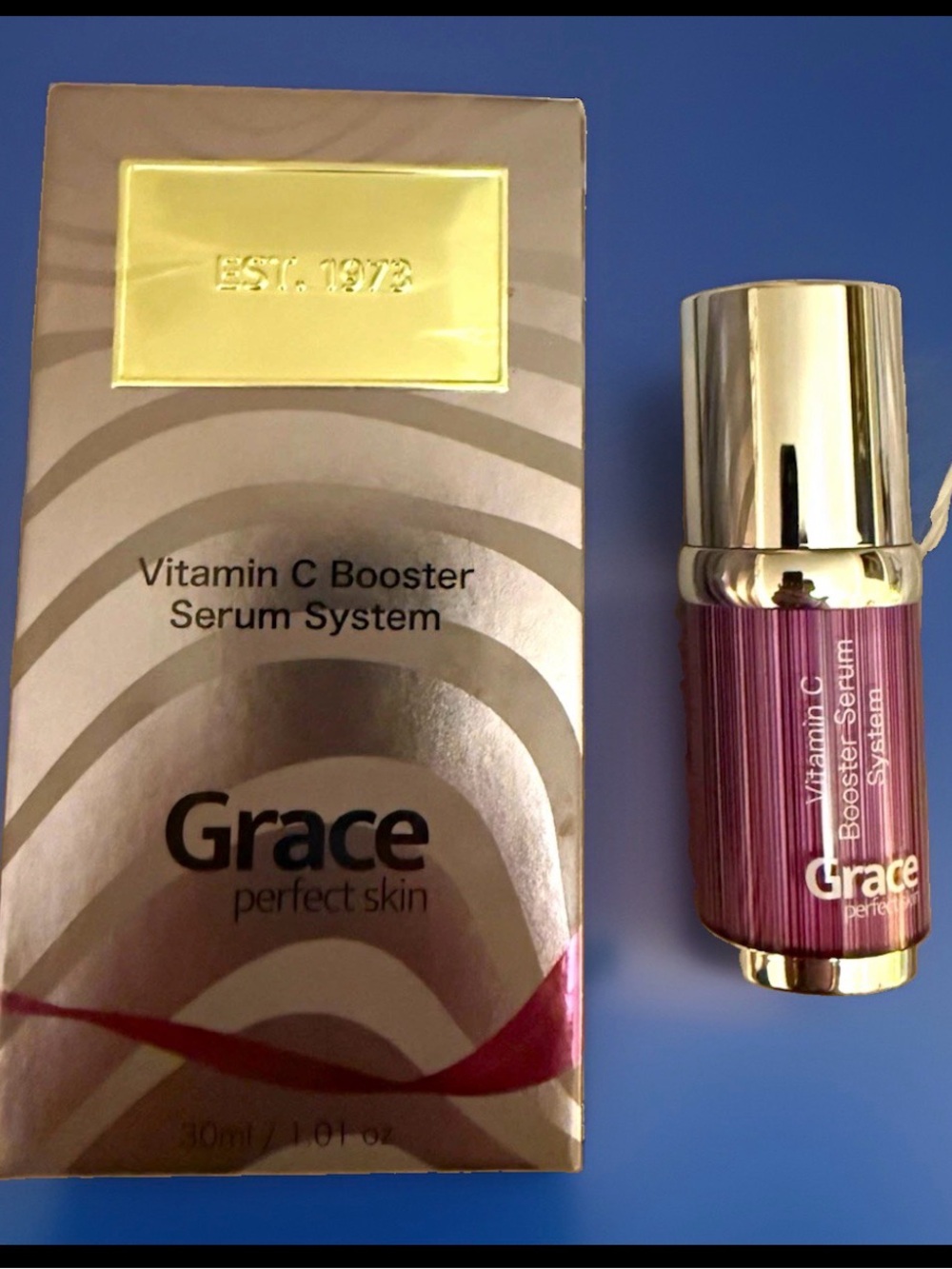 Grace Perfect Skin Vitamin C Serum Booster System, Paraben Free, 30 ml/1.01 oz